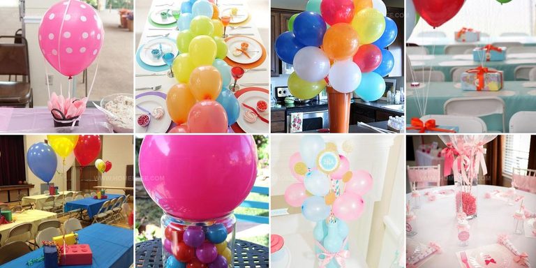 8525197 Kids Party Balloon Centerpieces