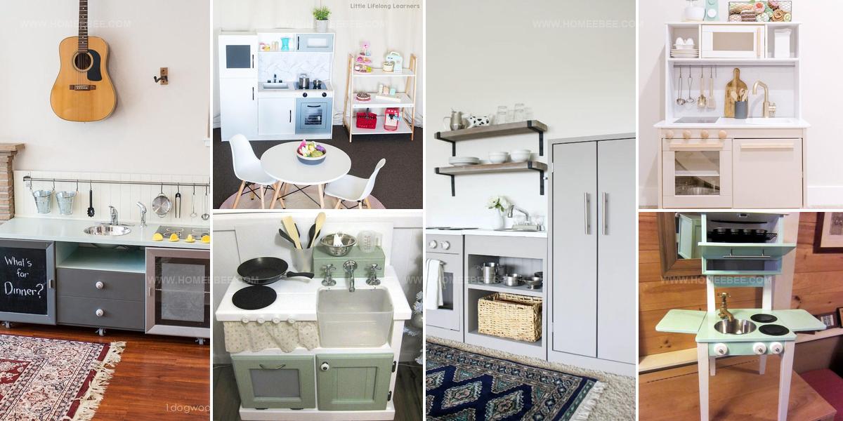 7613509 DIY Kids Play Kitchen Ideas