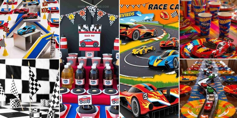 7615452 Hot Wheels Birthday Decorations Ideas