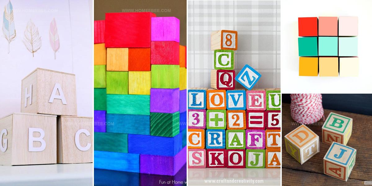 8692816 DIY Wooden Block Toy Ideas
