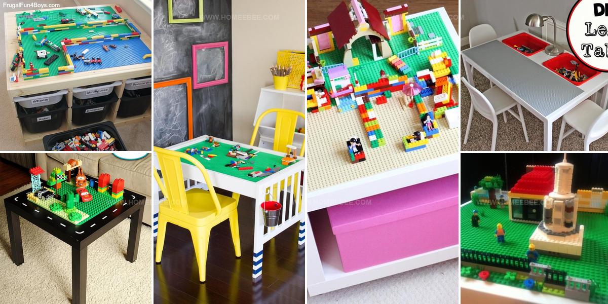 1215117 DIY Lego Tables From IKEA Supplies
