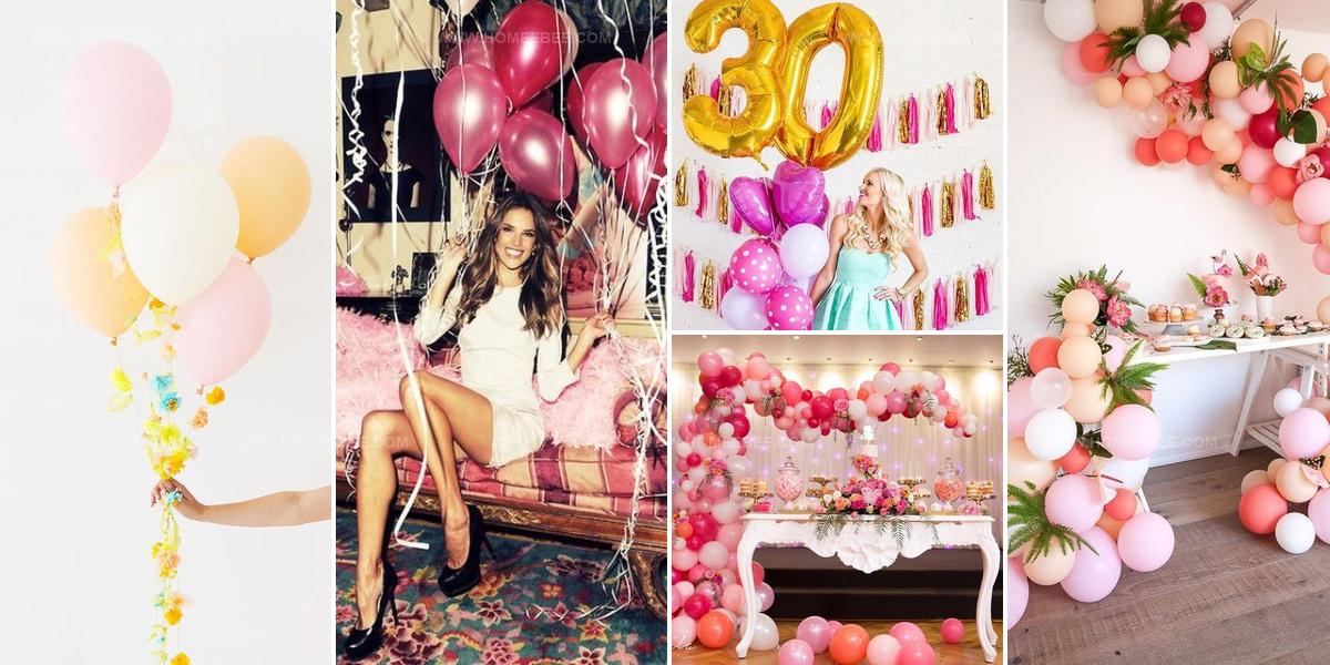 4066619 Girls Birthday Balloon Decor Ideas