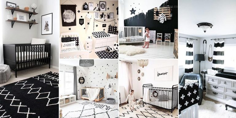 7957282 Black And White Nursery Inspiration