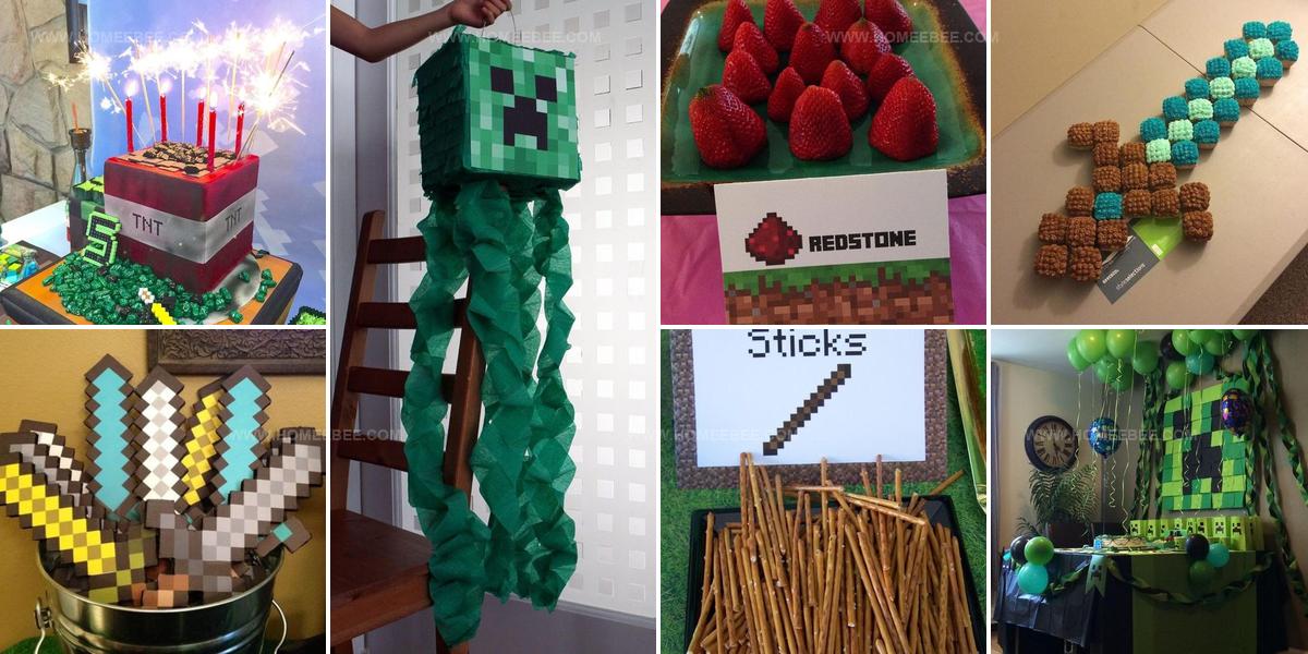 4376110 Kids Minecraft Party Ideas