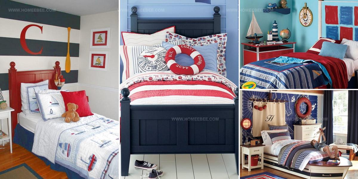 2698357 Navy Themed Boys Bedroom Ideas
