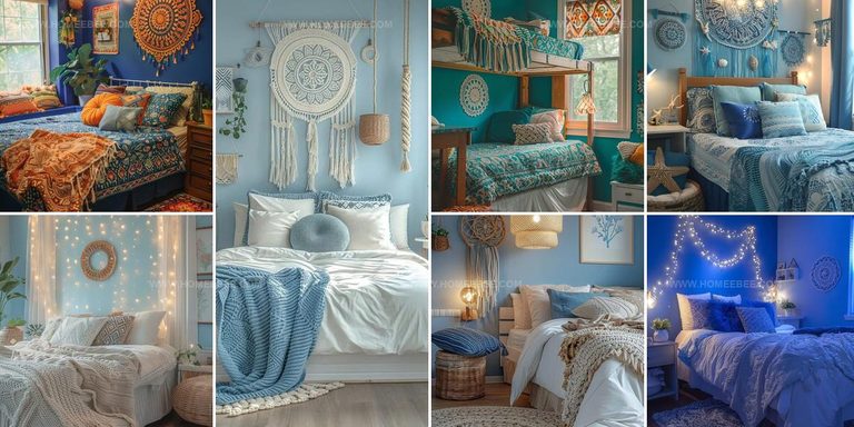 2052320 Blue Boho Dorm Room Ideas
