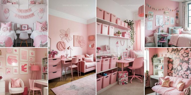 6014717 Pink Dorm Room Ideas