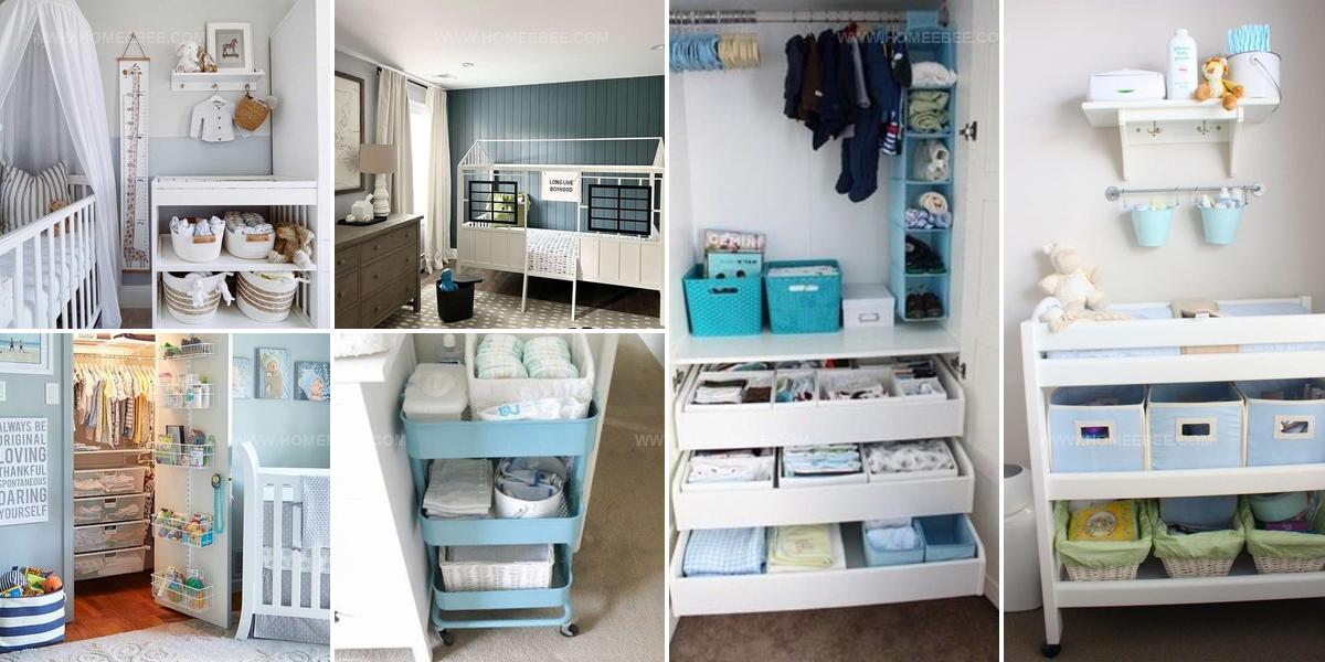 3091313 Blue Nursery Storage Ideas With Calm Style