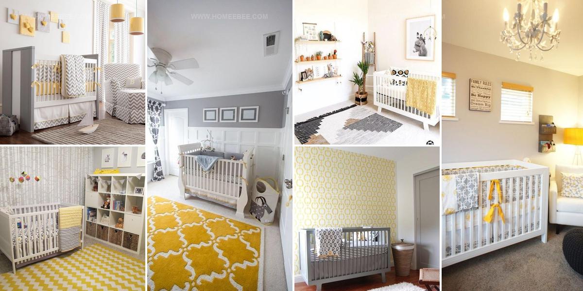 6865641 Grey and Yellow Nursery Decor Ideas