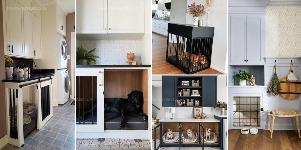 8634098 Custom Built In Dog Crate Solutions