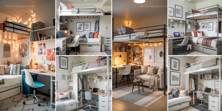 2716203 Lofted Bed Dorm Room Ideas