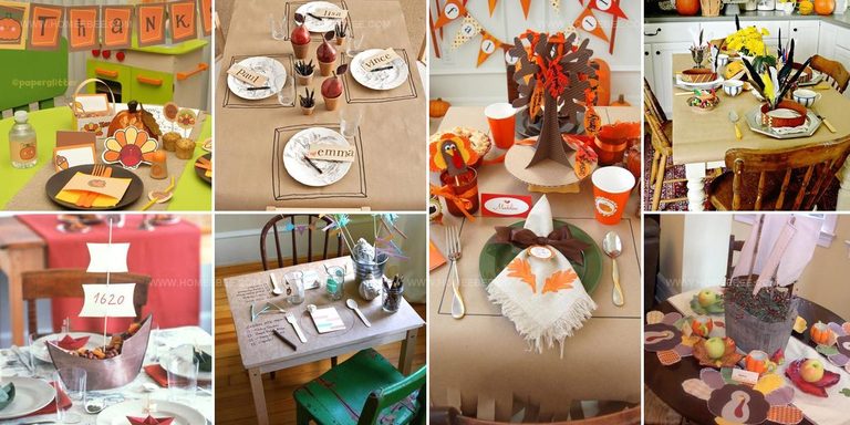 3794949 Thanksgiving Kids Table Decor Ideas