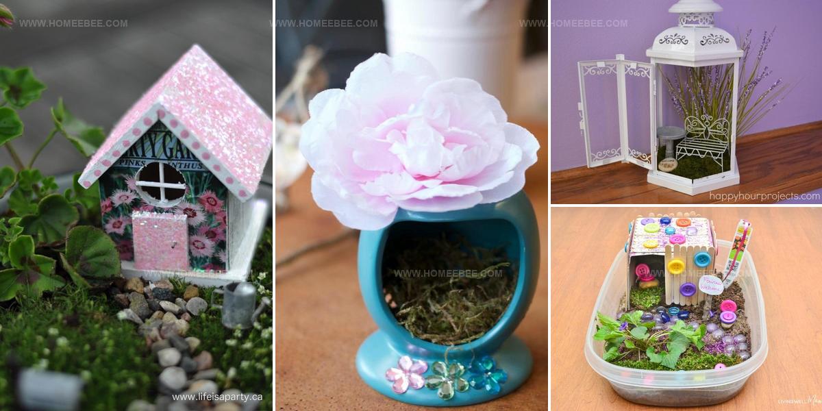 3029878 DIY Kids Fairy House Ideas