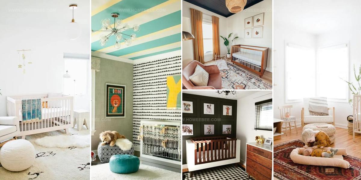 6650187 Mid-Century Modern Nursery Decor Styling