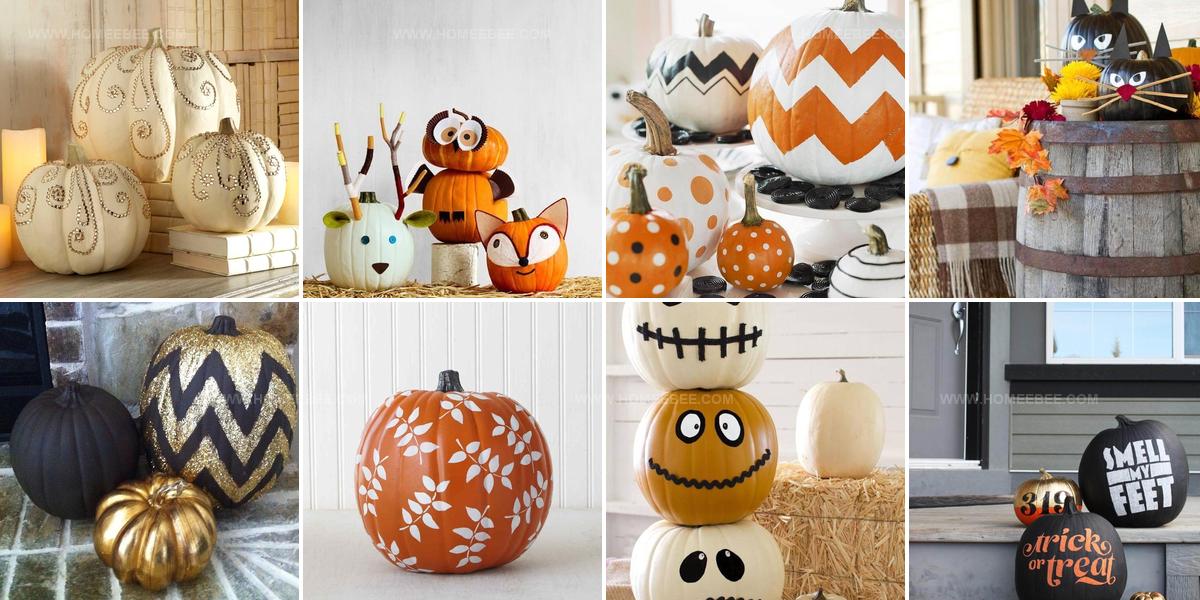2094537 No Carve Pumpkin Decorating Ideas