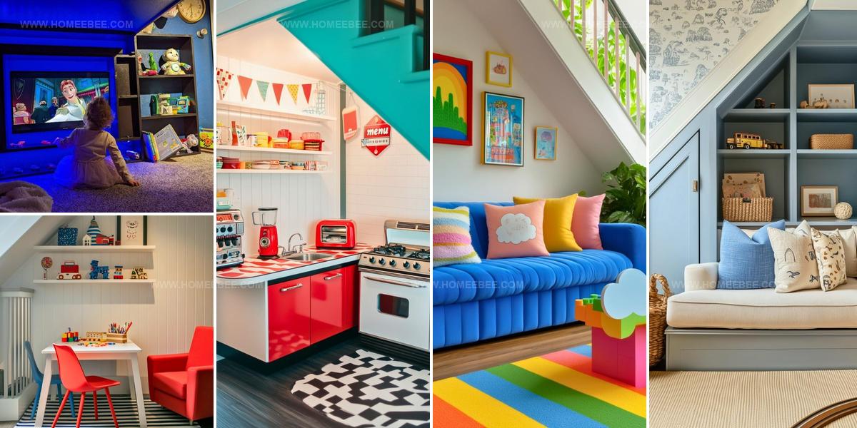 6724206 Fun Play Area Ideas Under The Stairs For Kids