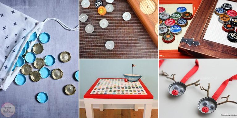 8853264 Bottle Cap Craft Ideas