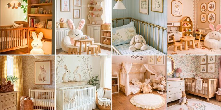 1300102 Rabbit Baby Girl Nursery Ideas