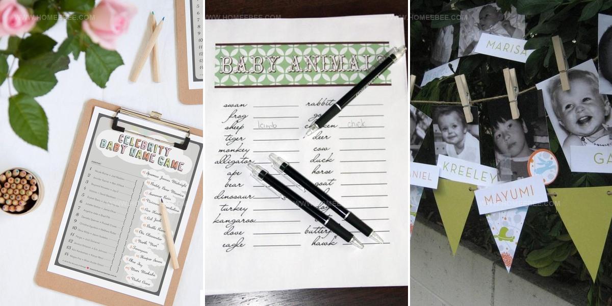 7309930 DIY Baby Shower Games
