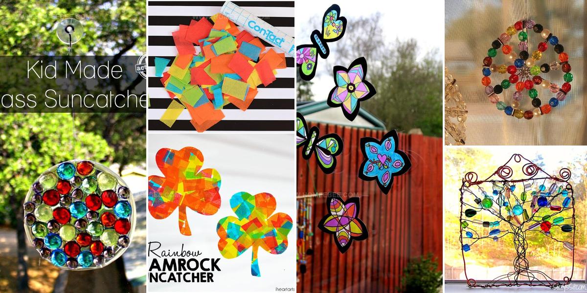 2401790 DIY Kids Suncatcher Ideas
