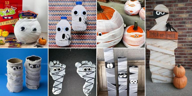 9188502 DIY Mummy Halloween Crafts