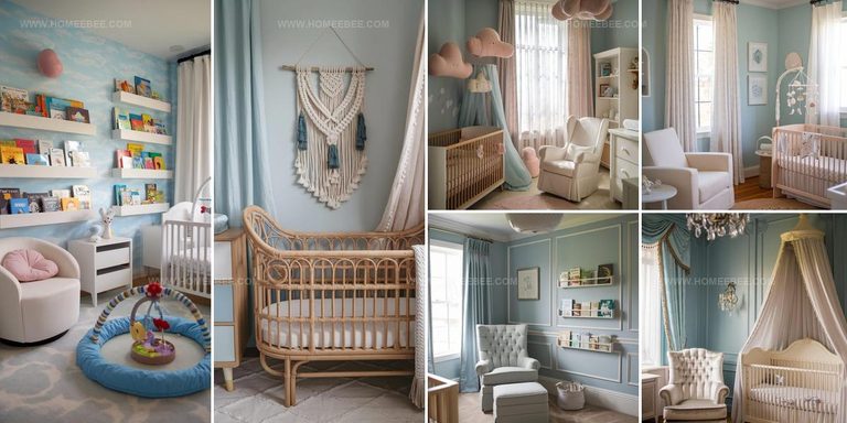 3586646 Light Blue Nursery Interior Designs
