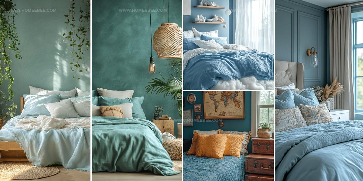 9997611 Blue Boho Girls Bedroom