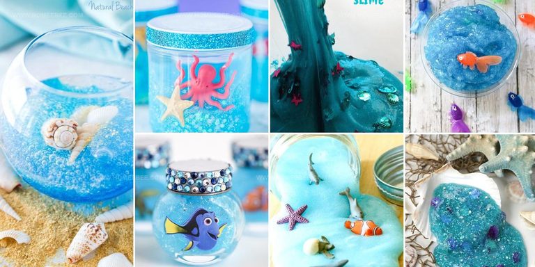 5258182 DIY Ocean and Mermaid Slime Crafts