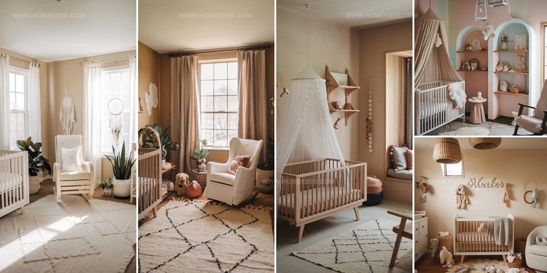 3831928 Rustic Nursery Interior Ideas