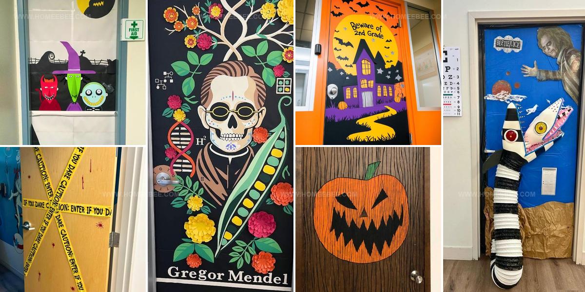 1517688 DIY Halloween Classroom Door Ideas