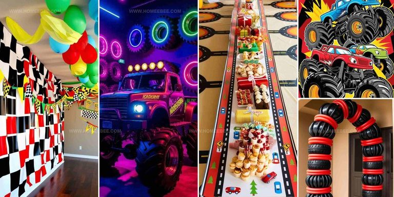 6548918 Monster Truck Birthday Decorations Ideas
