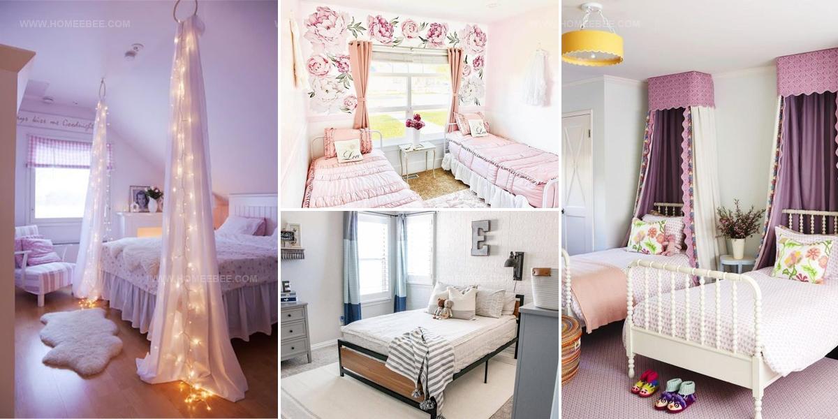 8428785 Girls Bedroom Curtain Ideas With Soft Details