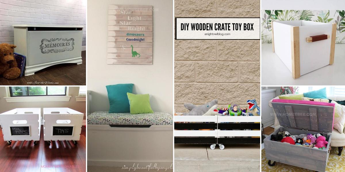 1869931 DIY Kids Toy Box Ideas