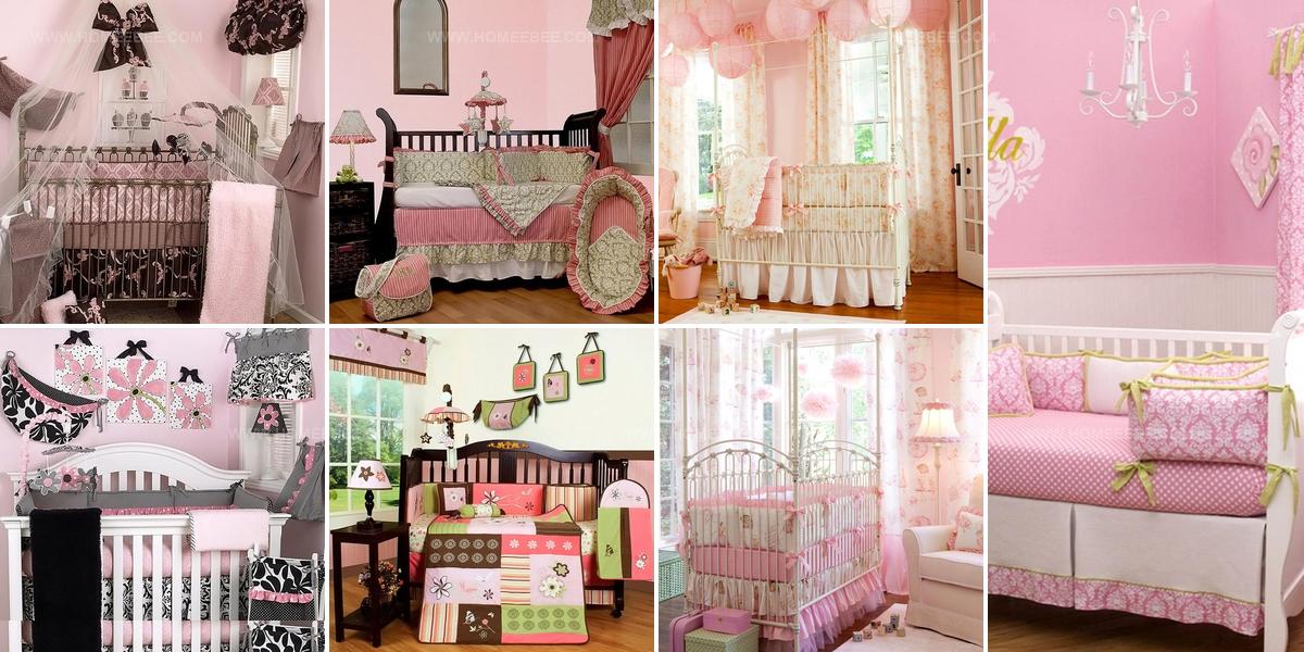 1735762 Baby Girl Pink Nursery Ideas