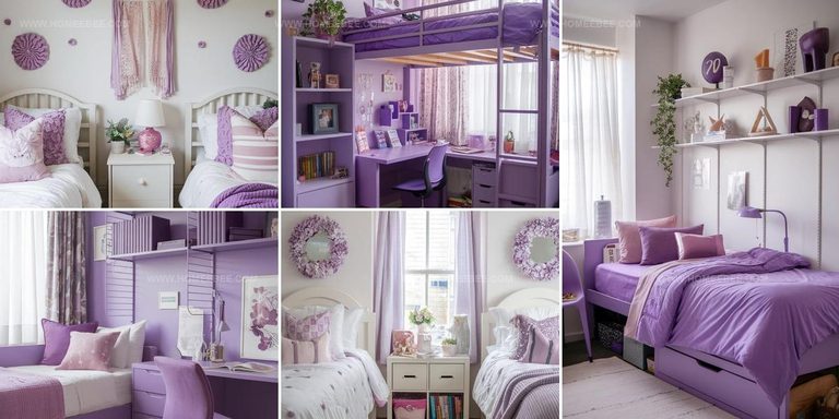5555191 Purple Dorm Room Ideas