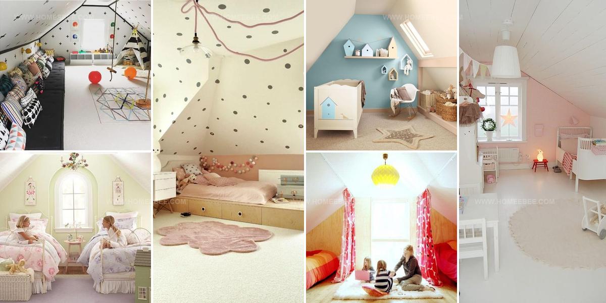 1528206 Attic Kids Room Ideas