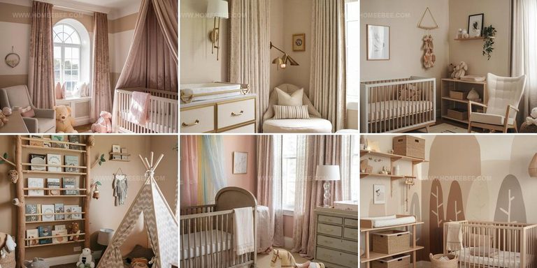 2971748 Beige Nursery Interior Ideas