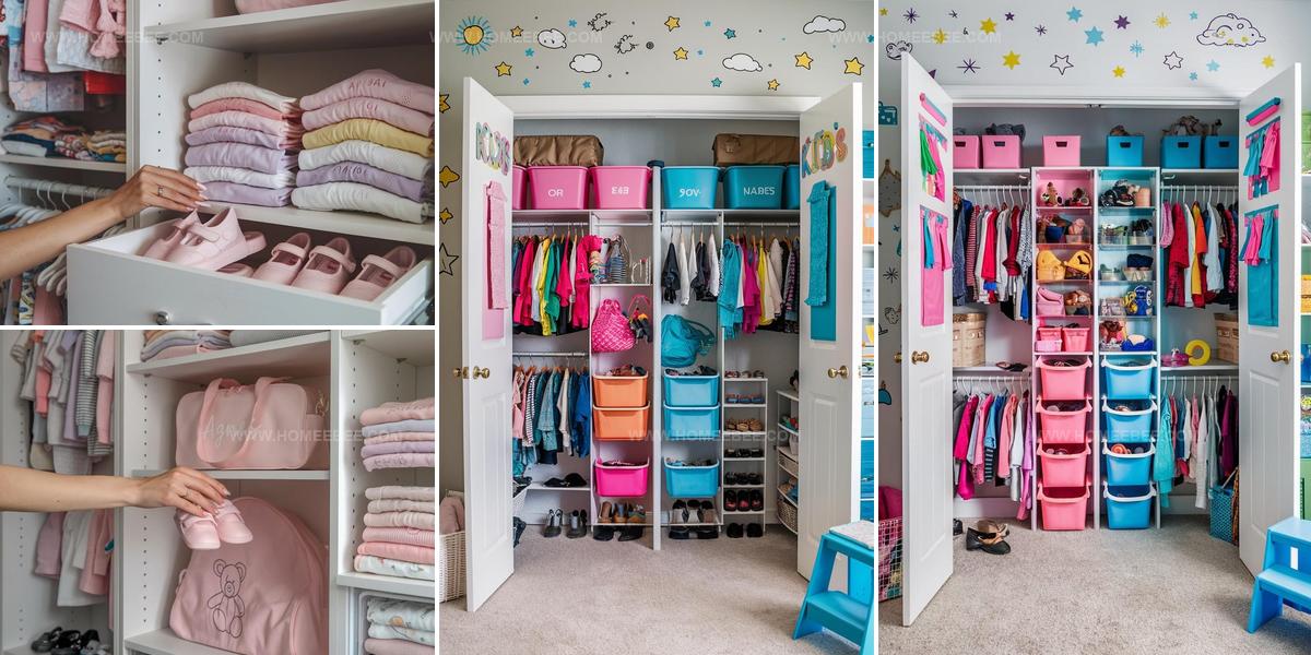 7688115 Kids Closet Organization Ideas