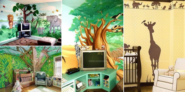 2026429 Jungle Inspired Kids Room Designs