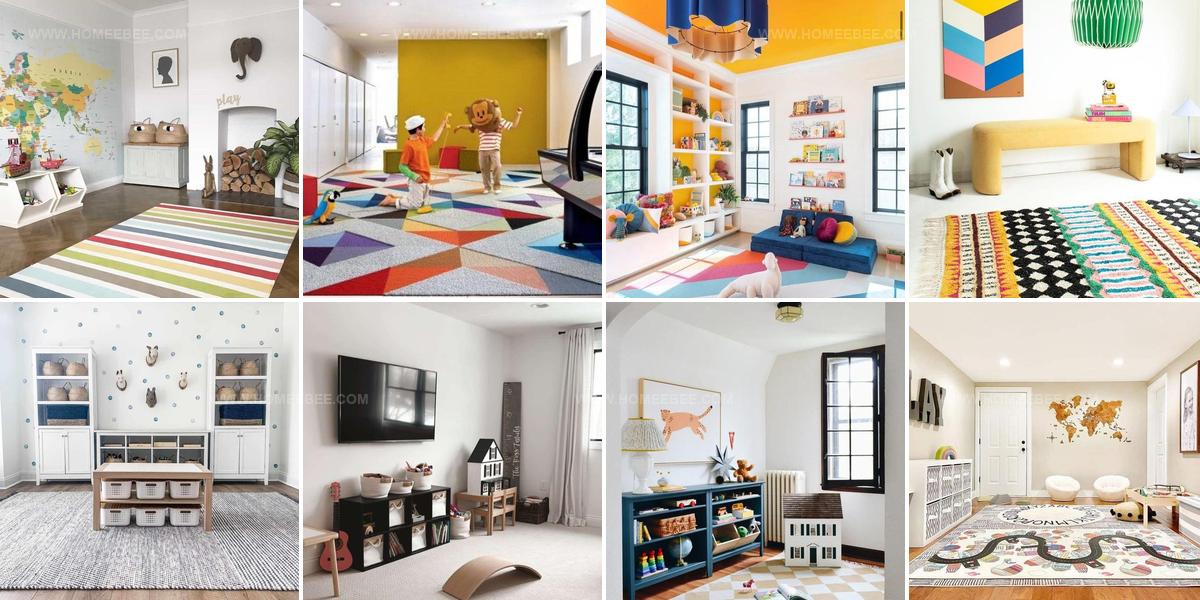 9173016 Playroom Rug Ideas With Soft Playful Style