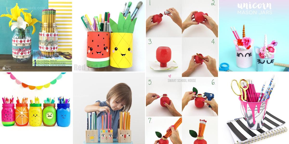 7933419 DIY Kids Pencil Holder Ideas