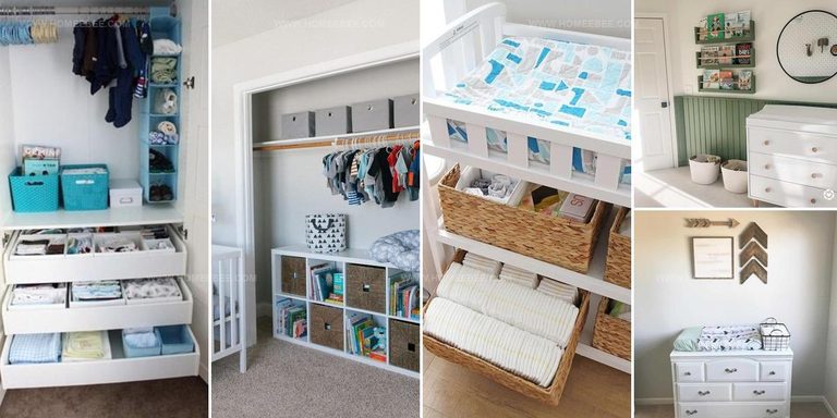 1901377 White Nursery Storage Ideas With Clean Soft Style