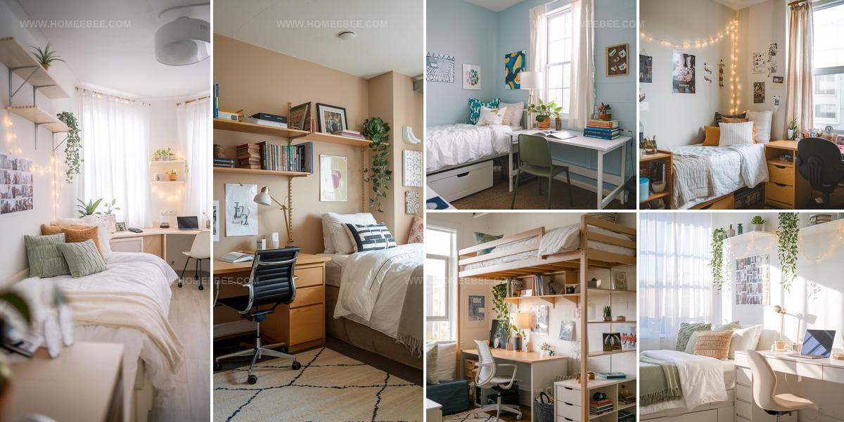 7542696 College Dorm Room Minimalist Decor Ideas