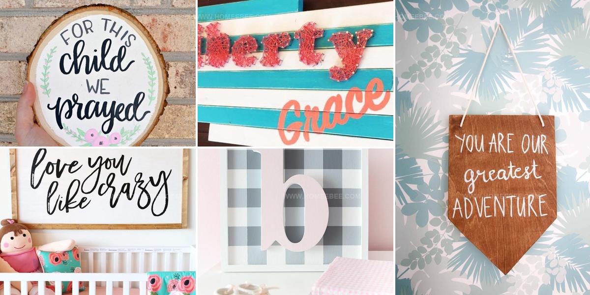 2261887 DIY Nursery Signs