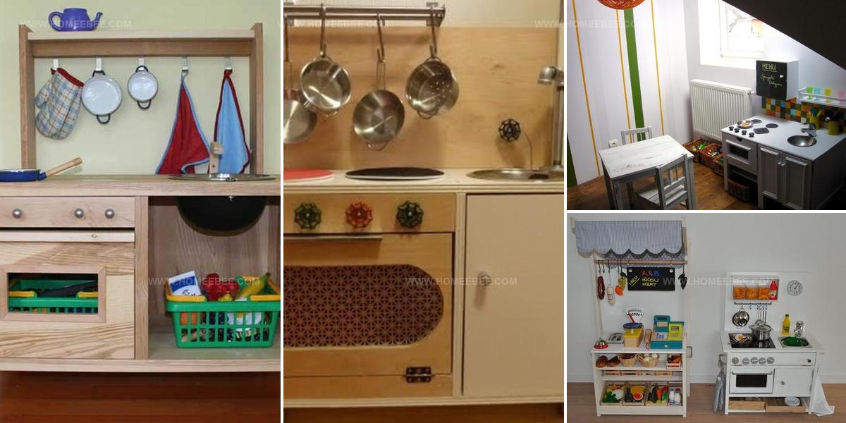 3438091 DIY Play Kitchens From IKEA Pieces