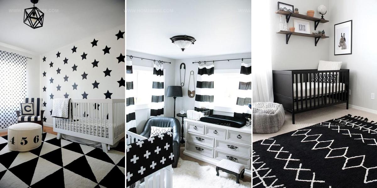 7660882 Black and White Nursery Decor Ideas