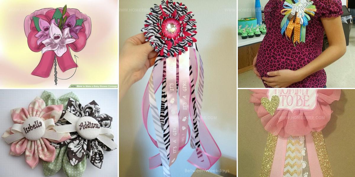 2398751 DIY Baby Shower Corsages