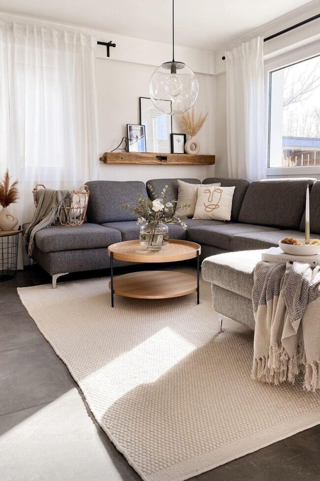 Chic Grey Sofa for Urban Living Spaces