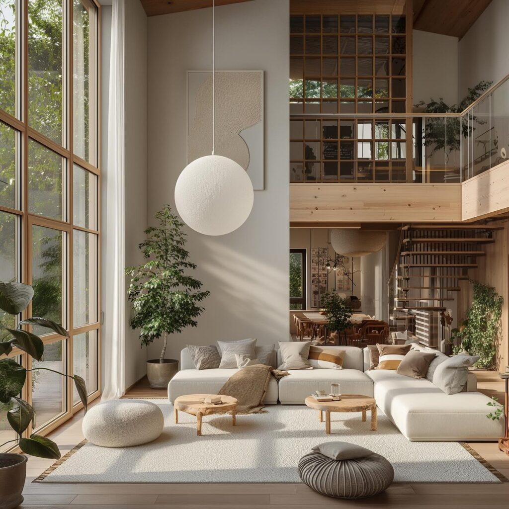 View of 32 Decorating Ideas for High Ceilings to Enhance Your Space - Homee Bee
