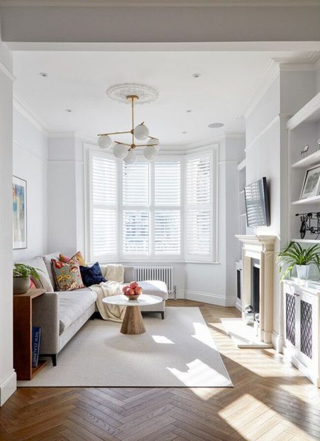 Radiant Open-Concept Victorian Living Space